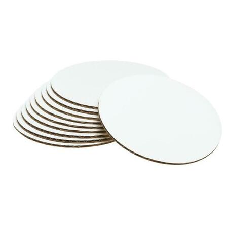 CPC 14CIRCLE 14 in. Top Corrugated Circle White - Pack of 250 14CIRCLE  CPC